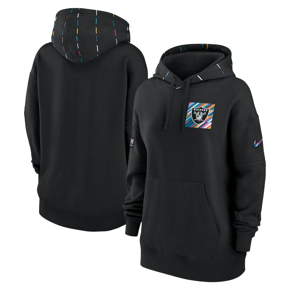 Women's 2023 NFL Crucial Catch Club Pullover Hoodie - Las Vegas Raiders