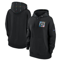 Women's 2023 NFL Crucial Catch Club Pullover Hoodie - Las Vegas Raiders