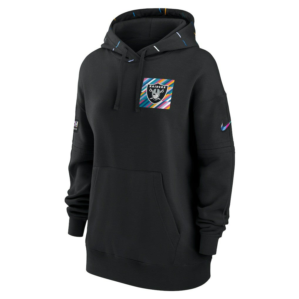 Women's 2023 NFL Crucial Catch Club Pullover Hoodie - Las Vegas Raiders