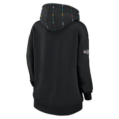 Women's 2023 NFL Crucial Catch Club Pullover Hoodie - Las Vegas Raiders