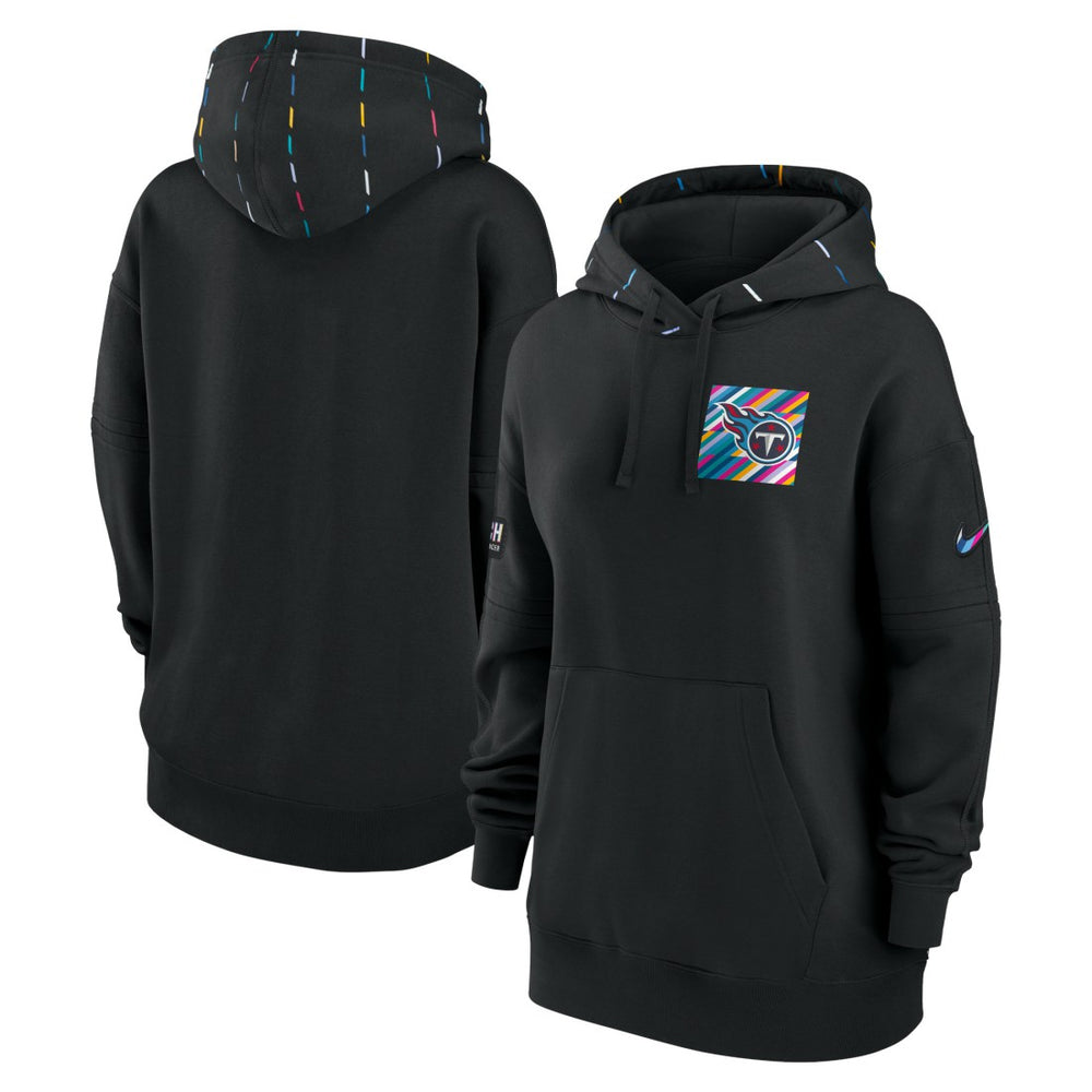 Women's 2023 NFL Crucial Catch Club Pullover Hoodie - Tennessee Titans