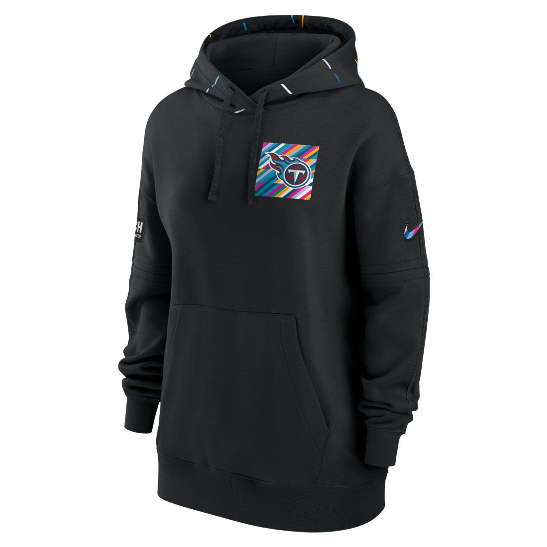 Women's 2023 NFL Crucial Catch Club Pullover Hoodie - Tennessee Titans