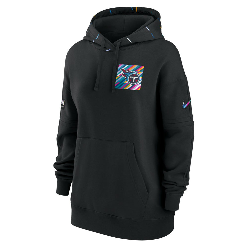 Women's 2023 NFL Crucial Catch Club Pullover Hoodie - Tennessee Titans