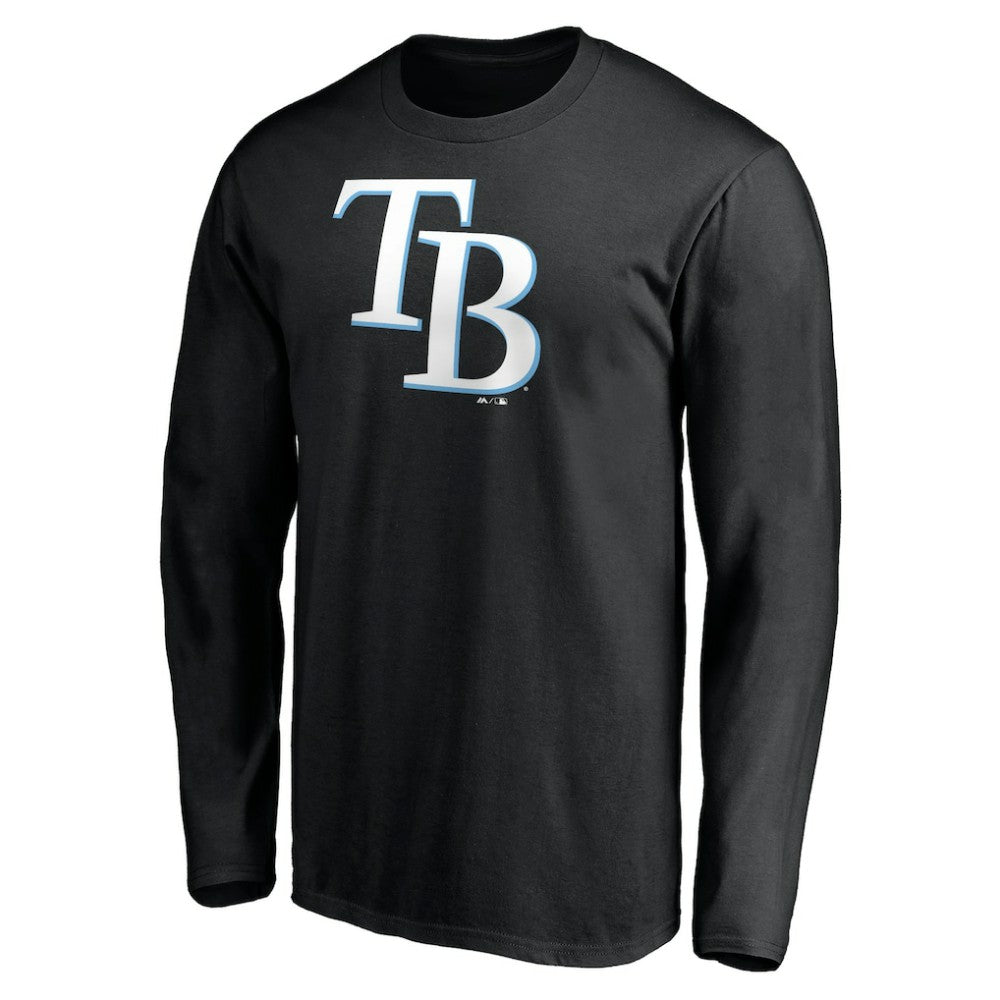 MLB Tampa Bay Rays Official Team Logo Long Sleeve T-Shirt