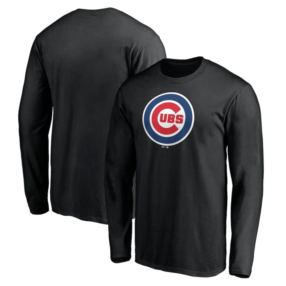 MLB Chicago Cubs Official Team Logo Long Sleeve T-Shirt