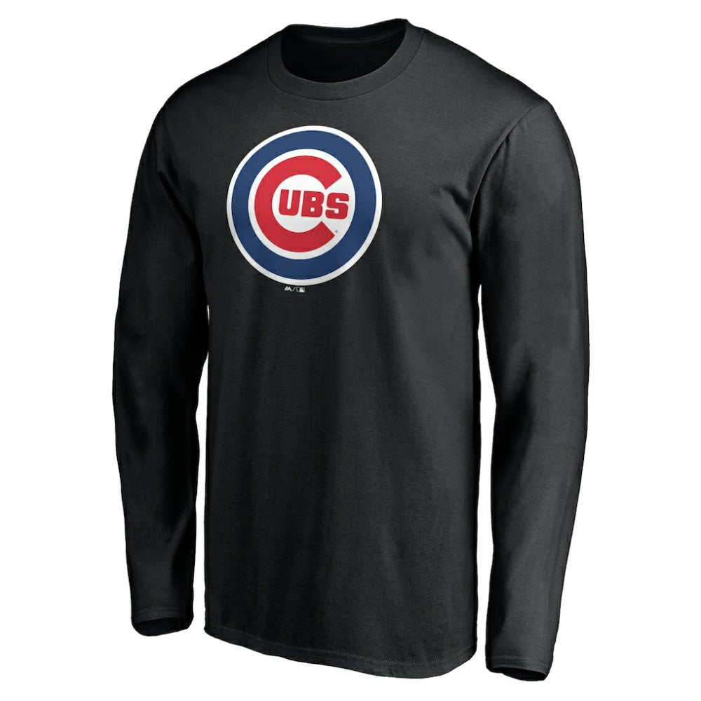 MLB Chicago Cubs Official Team Logo Long Sleeve T-Shirt
