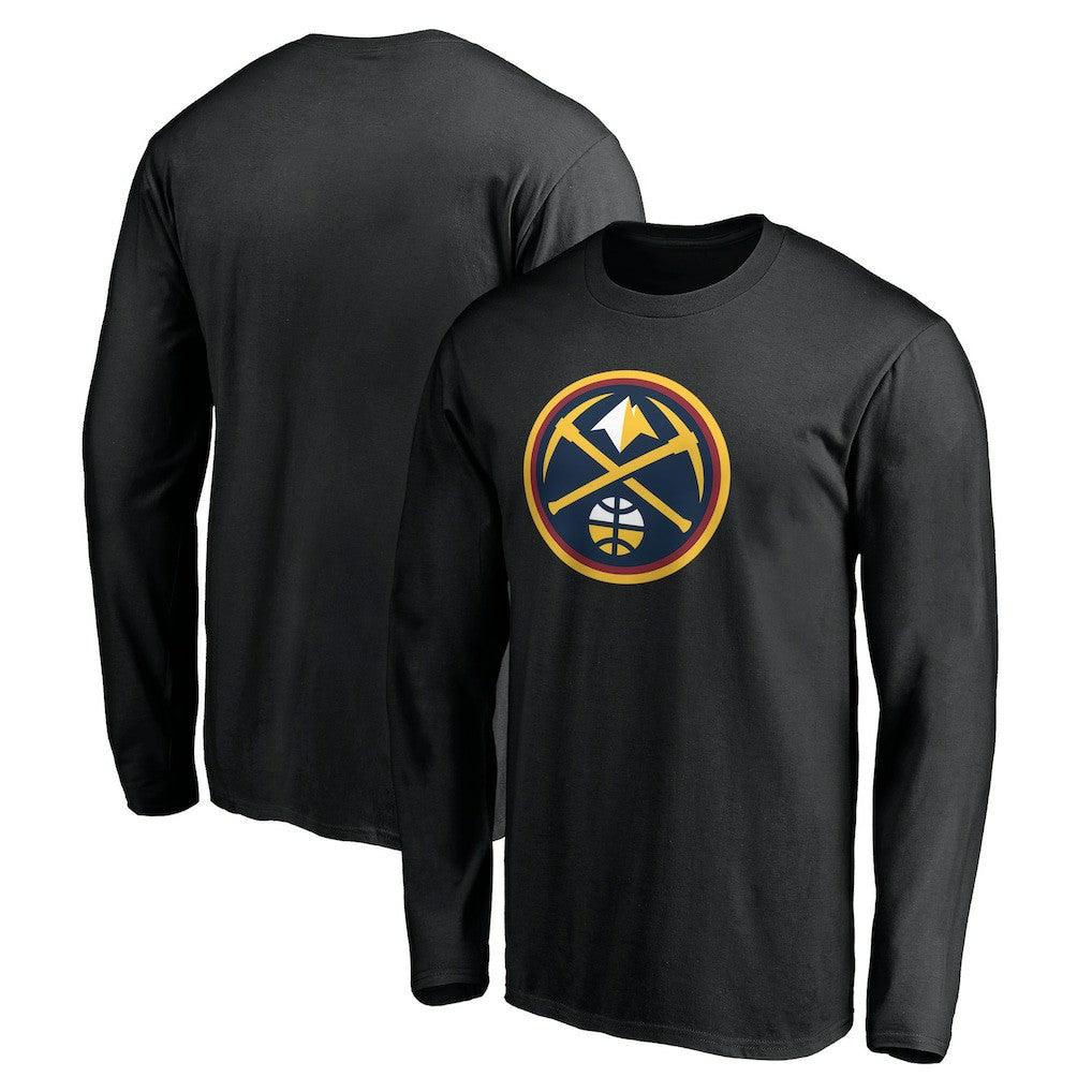 NBA Denver Nuggets Primary Team Logo Long Sleeve T-Shirt sale