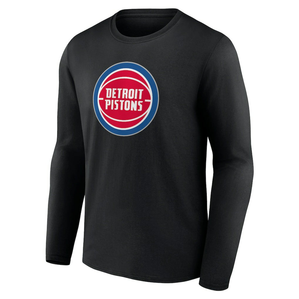 NBA Detroit Pistons Primary Team Logo Long Sleeve T-Shirt sale