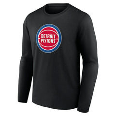 NBA Detroit Pistons Primary Team Logo Long Sleeve T-Shirt sale