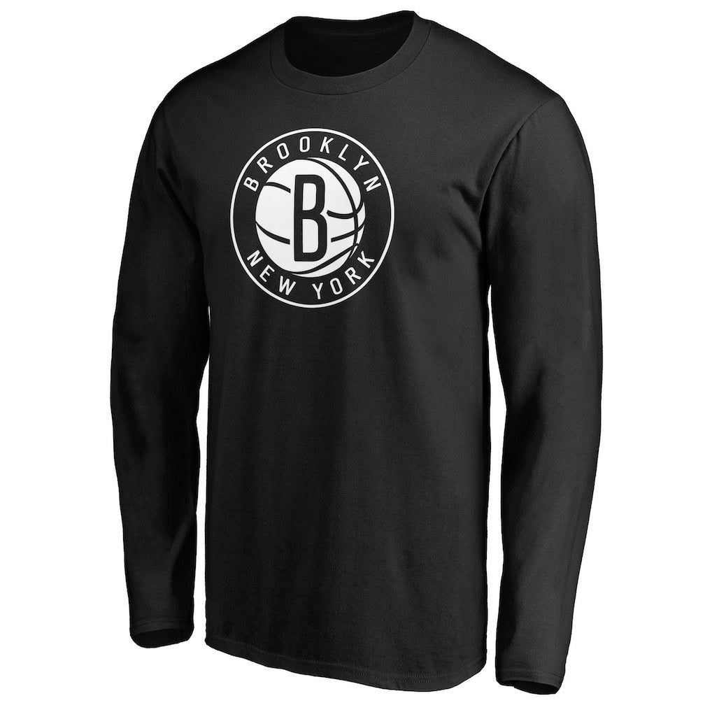 NBA Brooklyn Nets Primary Team Logo Long Sleeve T-Shirt