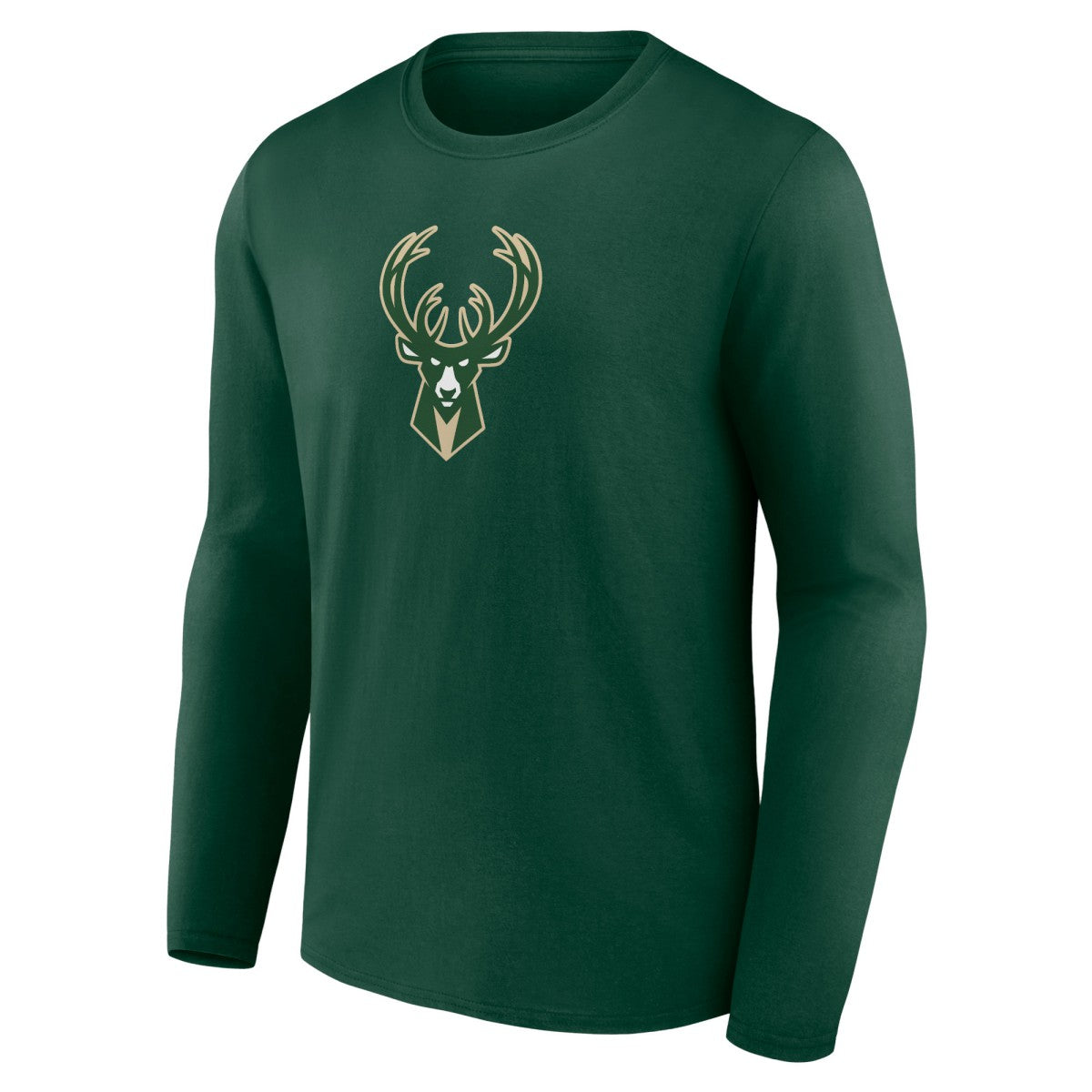 NBA Milwaukee Bucks Primary Team Logo Long Sleeve T-Shirt
