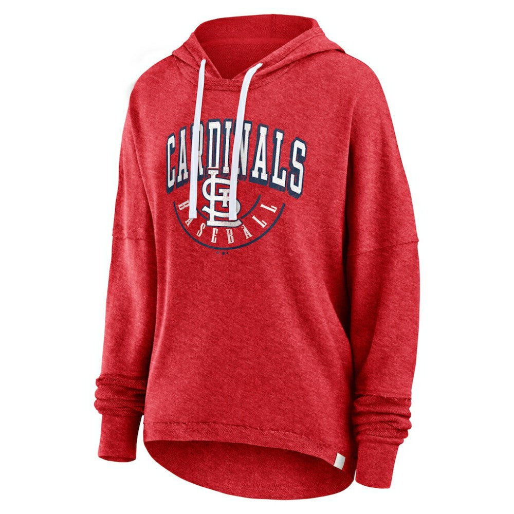 MLB St. Louis Cardinals Fanatics Women's Luxe Pullover Hoodie