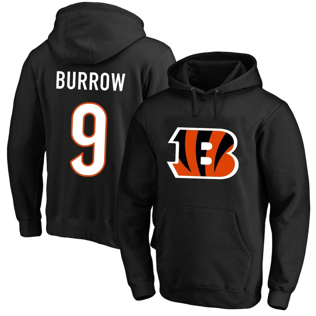 Joe Burrow  Big & Tall Fleece Name & Number Pullover Hoodie - Cincinnati Bengals