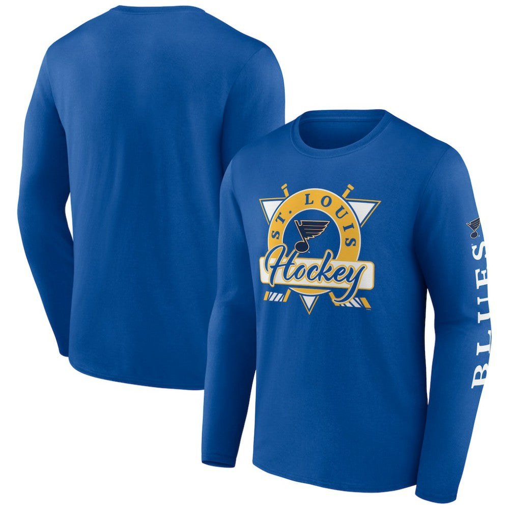NHL Blue St. Louis Blues Fanatics Rinkside Long Sleeve T-Shirt