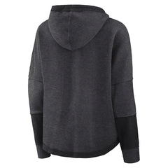 Women's Lightewight Modest Crop Lounge Helmet Arch Pullover Hoodie - Cleveland Browns