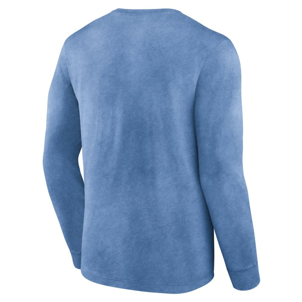 NHL Heather Blue St. Louis Blues Fanatics Keep The Zone Long Sleeve T-Shirt