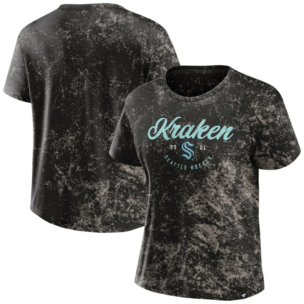 NHL Black Seattle Kraken Fanatics Women's Breakaway T-Shirt