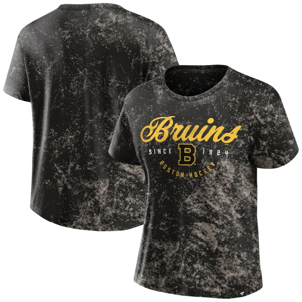 NHL Black Boston Bruins Fanatics Women's Breakaway T-Shirt