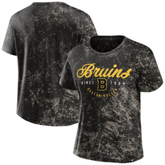 NHL Black Boston Bruins Fanatics Women's Breakaway T-Shirt