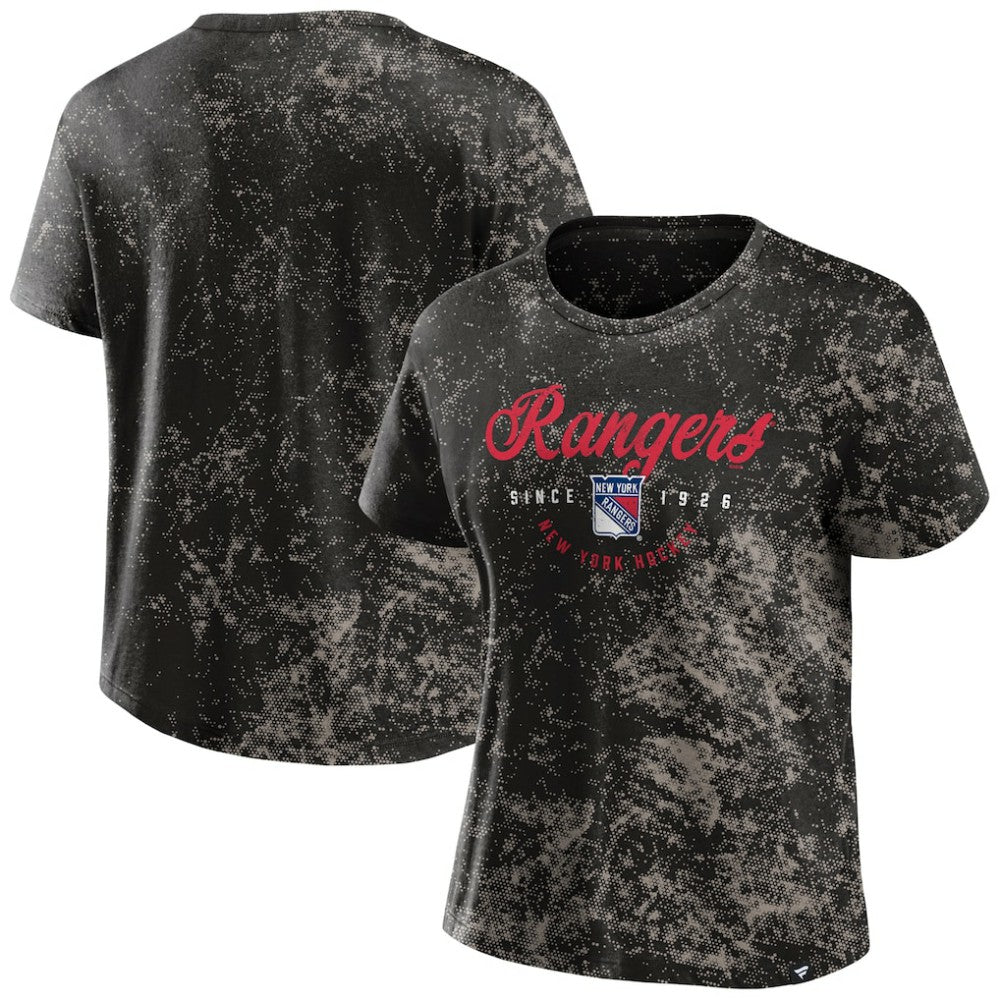 NHL Black New York Rangers Fanatics Women's Breakaway T-Shirt