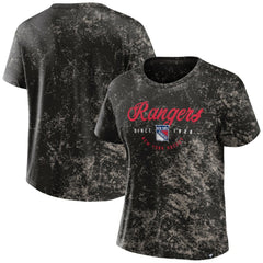 NHL Black New York Rangers Fanatics Women's Breakaway T-Shirt