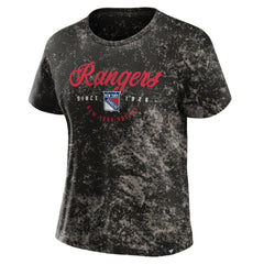 NHL Black New York Rangers Fanatics Women's Breakaway T-Shirt