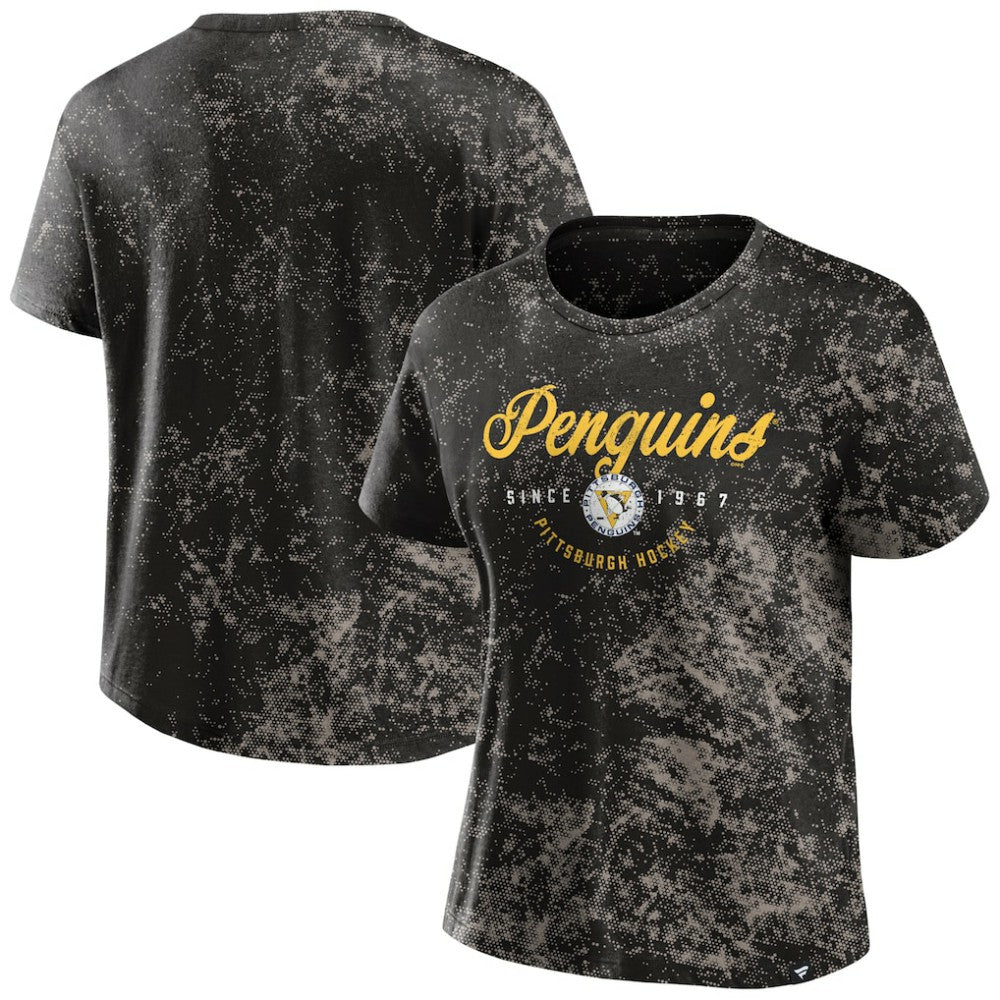 NHL Black Pittsburgh Penguins Fanatics Women's Breakaway T-Shirt