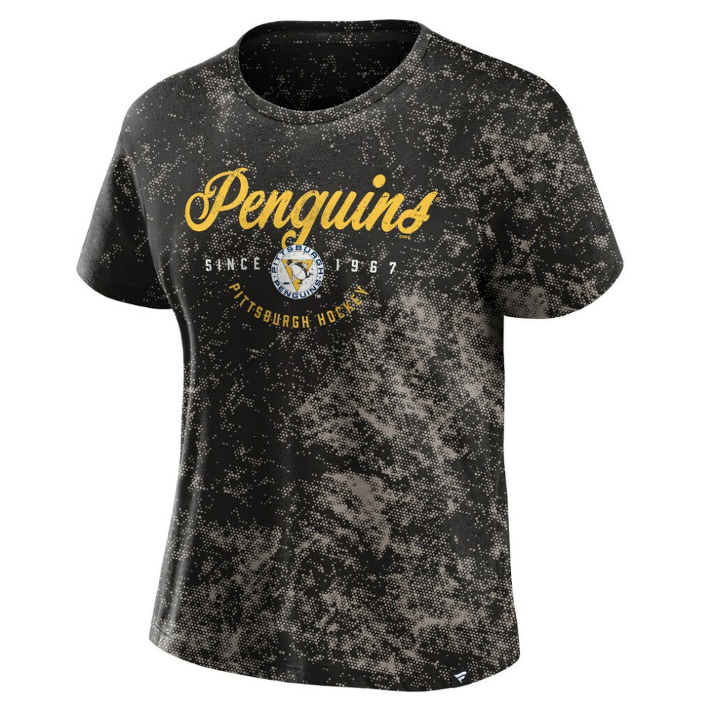 NHL Black Pittsburgh Penguins Fanatics Women's Breakaway T-Shirt