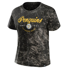 NHL Black Pittsburgh Penguins Fanatics Women's Breakaway T-Shirt