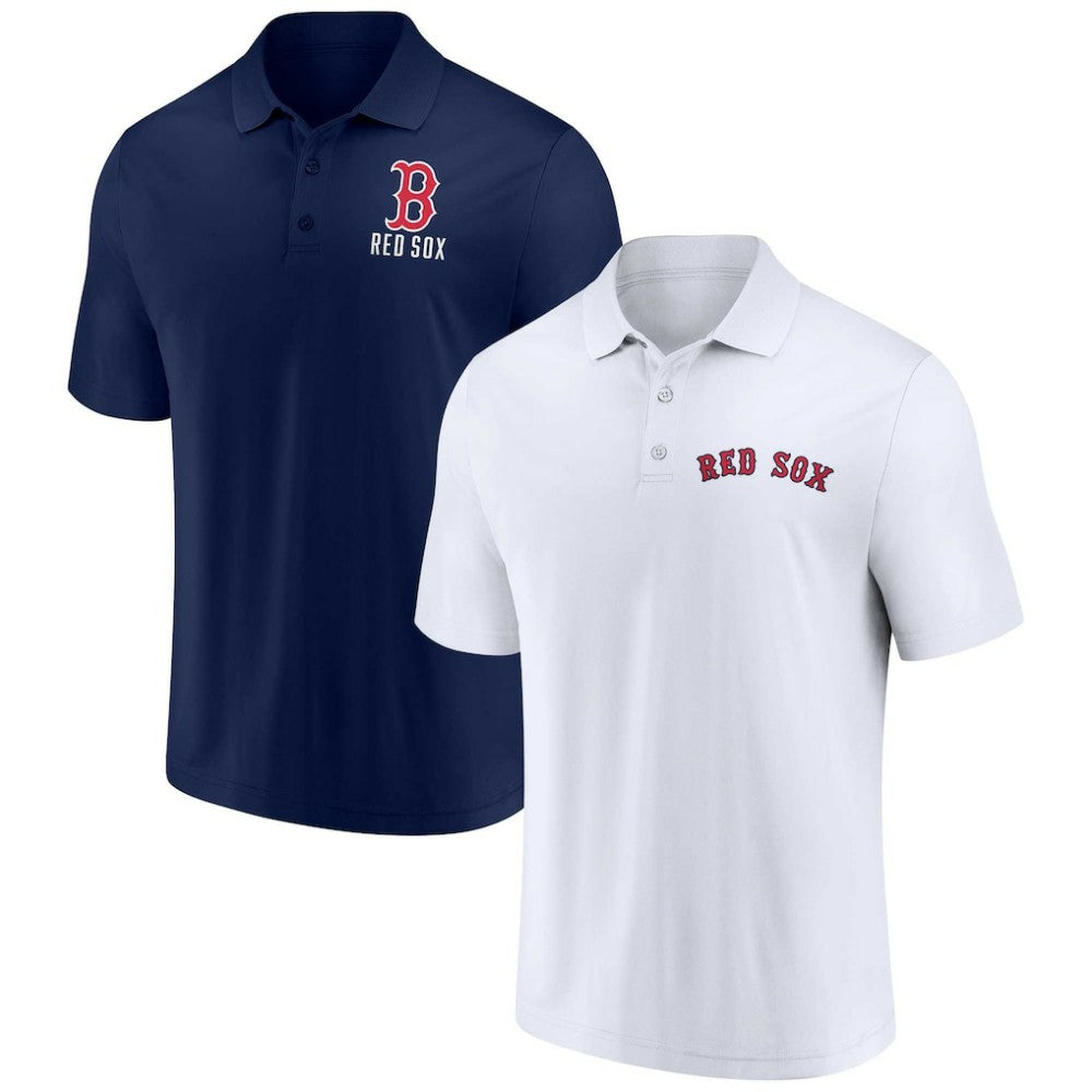 MLB Boston Red Sox Fanatics Two-Pack Logo Lockup Polo Set