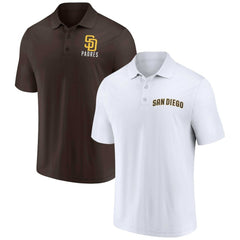 MLB San Diego Padres Fanatics Two-Pack Logo Lockup Polo Set