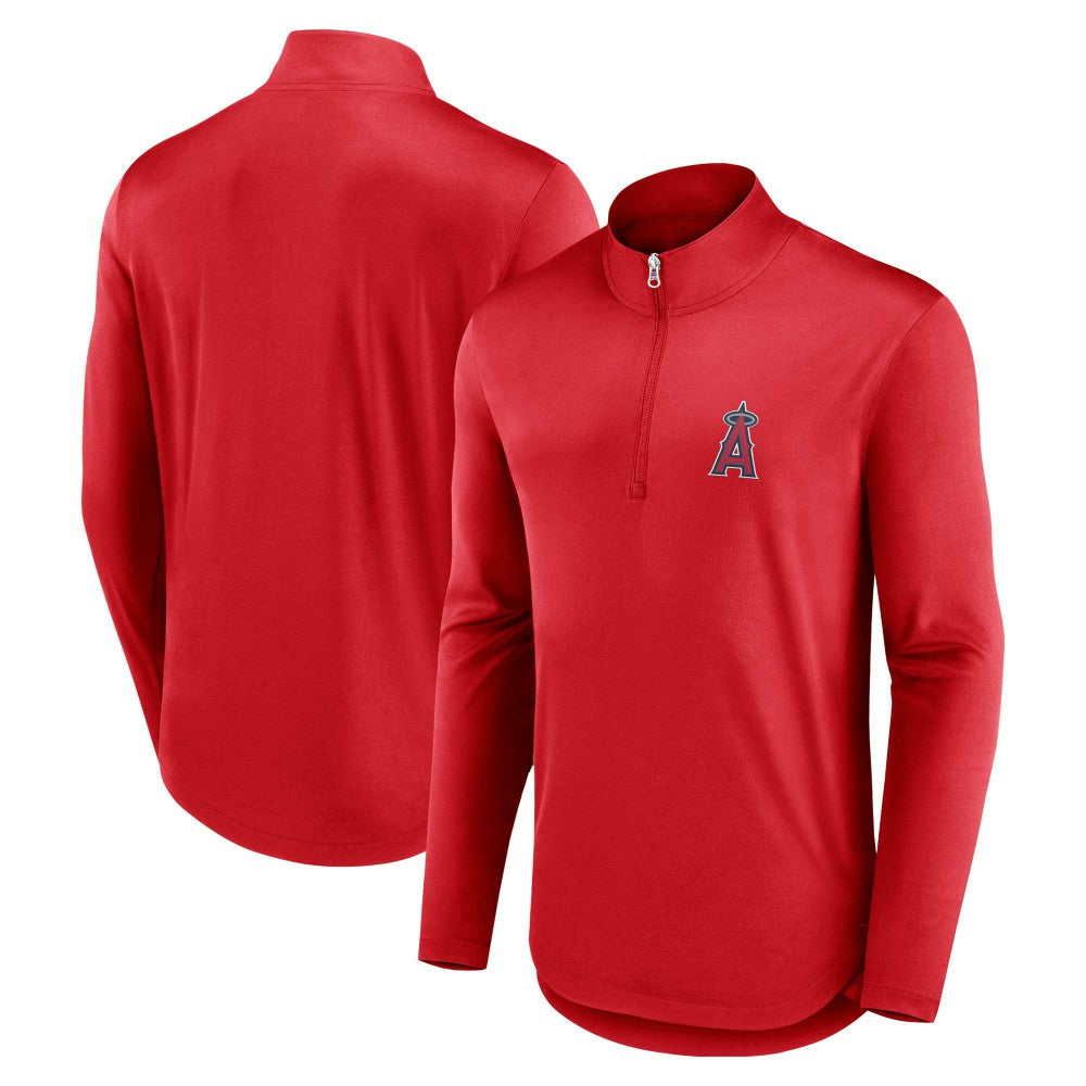 MLB Los Angeles Angels Fanatics Quarterback Quarter-Zip Top