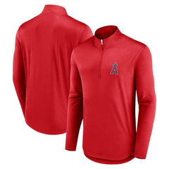 MLB Los Angeles Angels Fanatics Quarterback Quarter-Zip Top