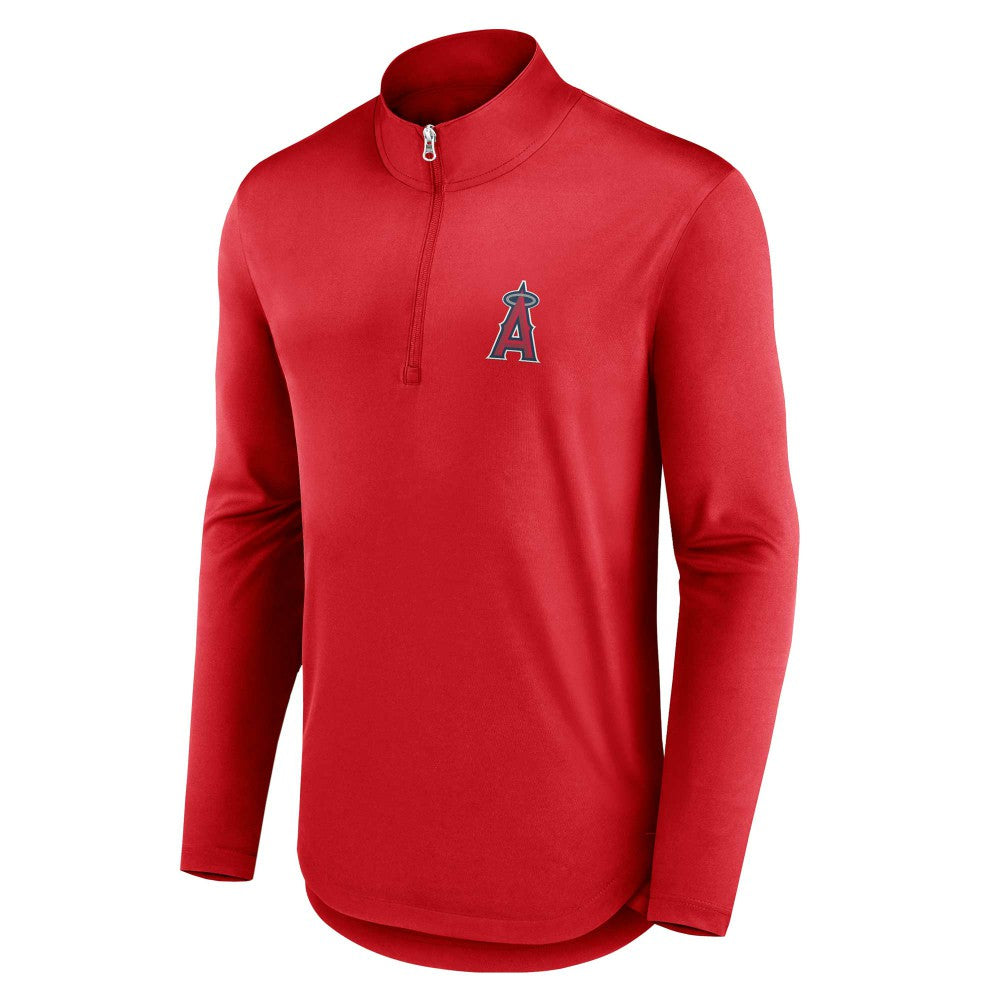 MLB Los Angeles Angels Fanatics Quarterback Quarter-Zip Top