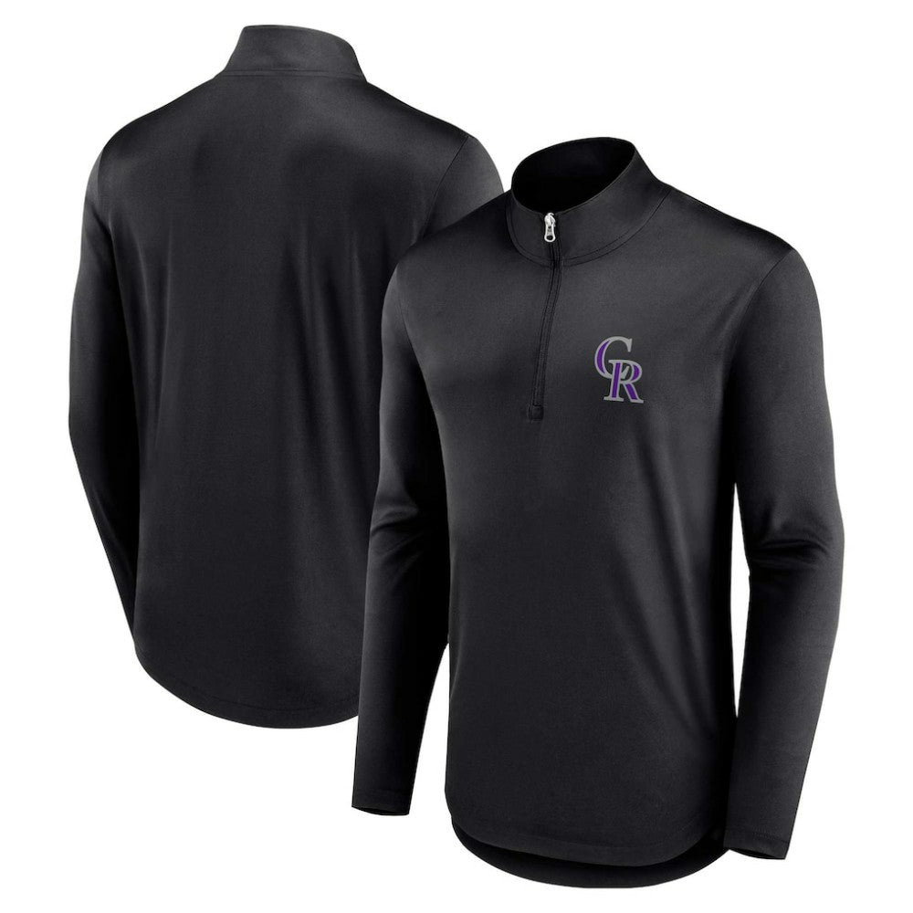 MLB Colorado Rockies Fanatics Quarterback Quarter-Zip Top