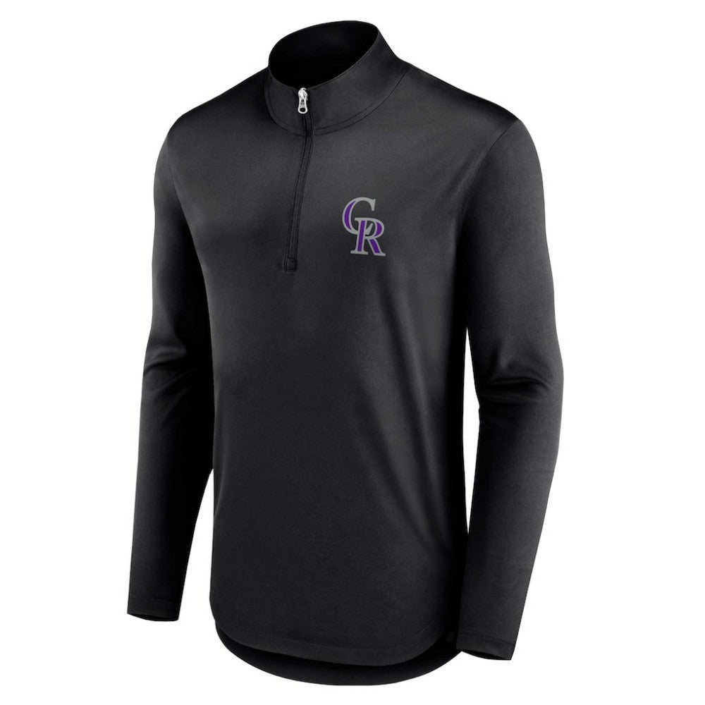 MLB Colorado Rockies Fanatics Quarterback Quarter-Zip Top