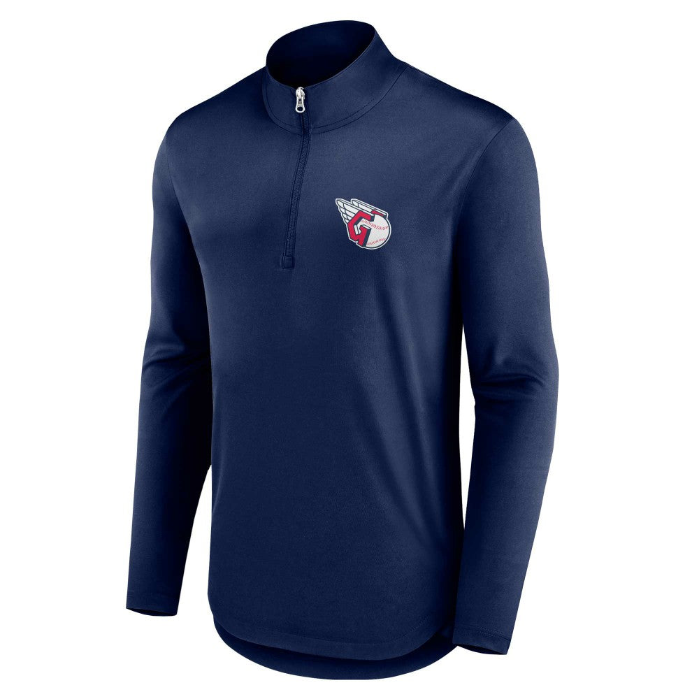 MLB Cleveland Guardians Fanatics Quarterback Quarter-Zip Top