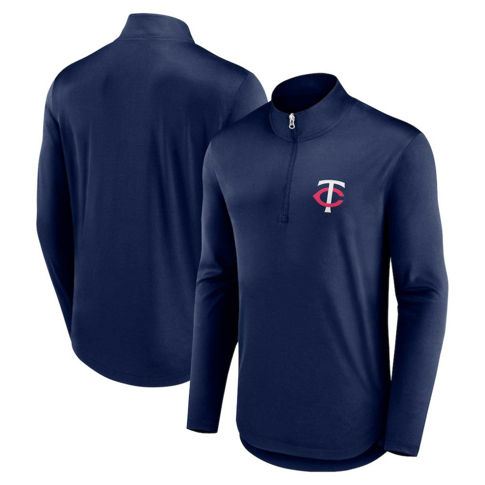 MLB Minnesota Twins Fanatics Quarterback Quarter-Zip Top
