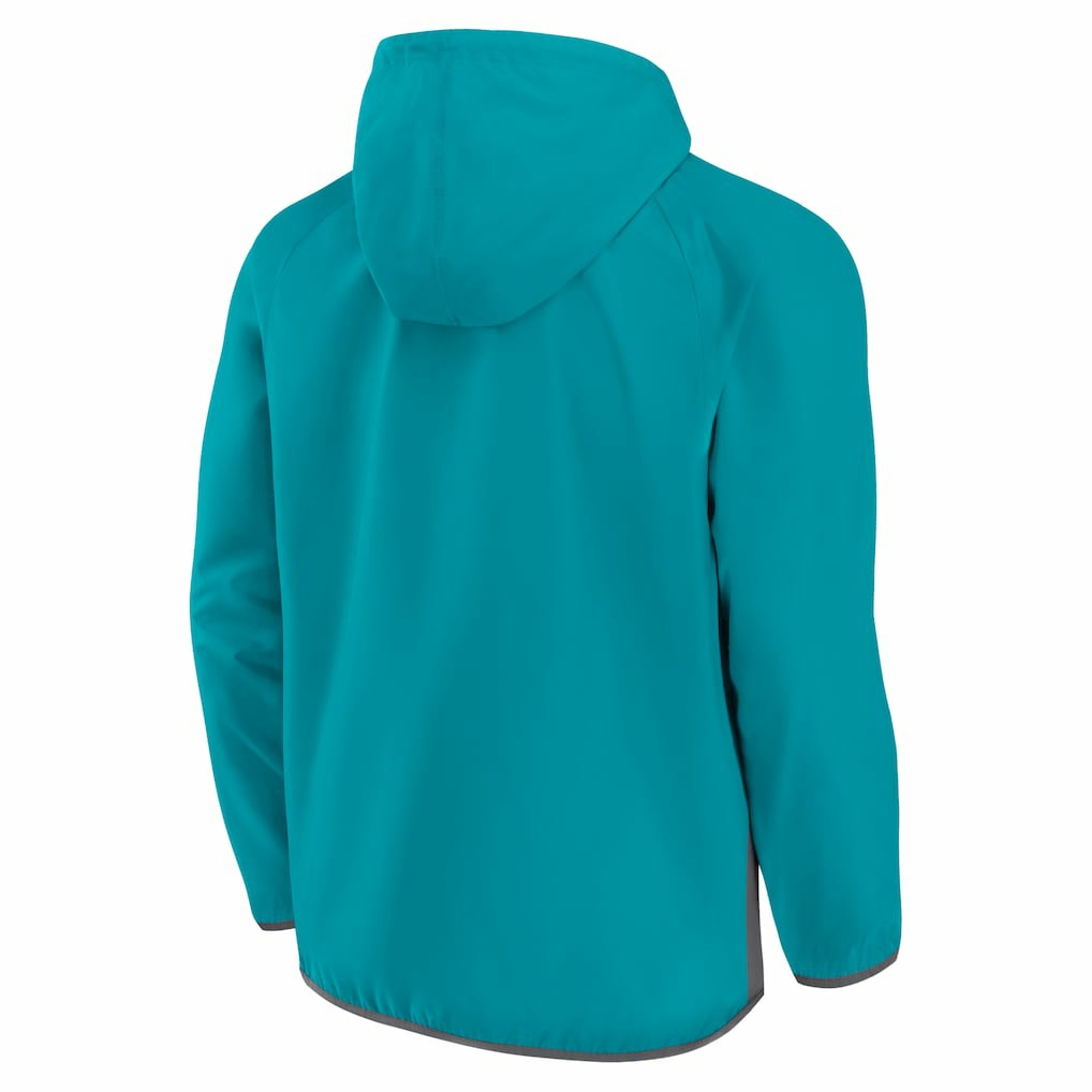 NBA Charlotte Hornets Anorak Flagrant Foul Color-Block Raglan Hoodie Half-Zip Jacket
