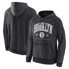NBA Brooklyn Nets Foul Trouble Snow Wash Raglan Pullover Hoodie