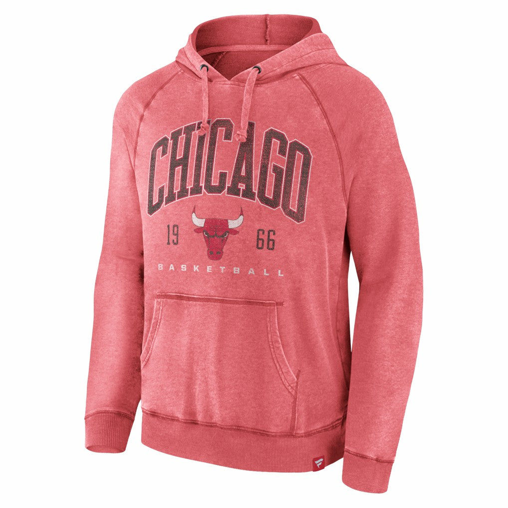 NBA Chicago Bulls Foul Trouble Snow Wash Raglan Pullover Hoodie