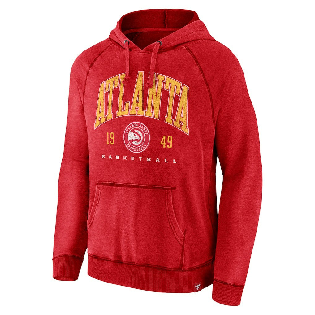 NBA Atlanta Hawks Foul Trouble Snow Wash Raglan Pullover Hoodie