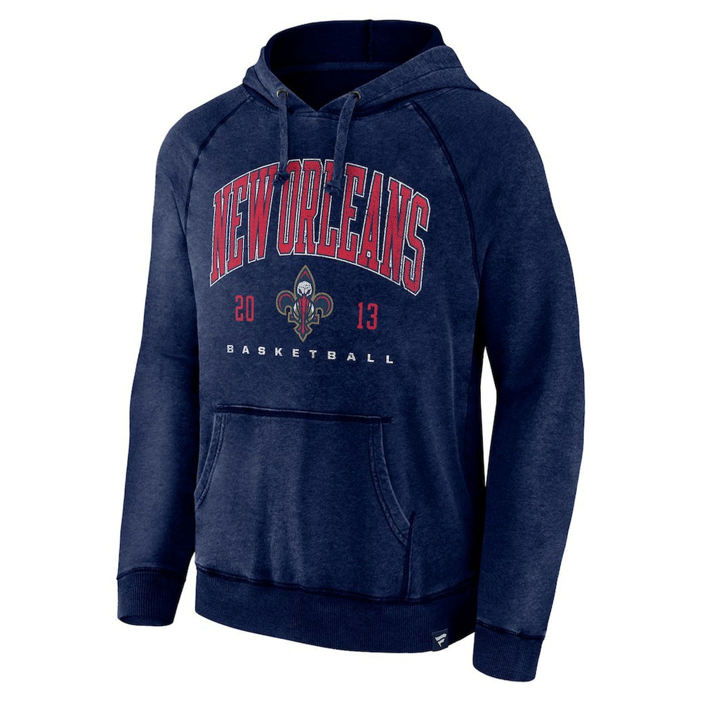 NBA New Orleans Pelicans Foul Trouble Snow Wash Raglan Pullover Hoodie