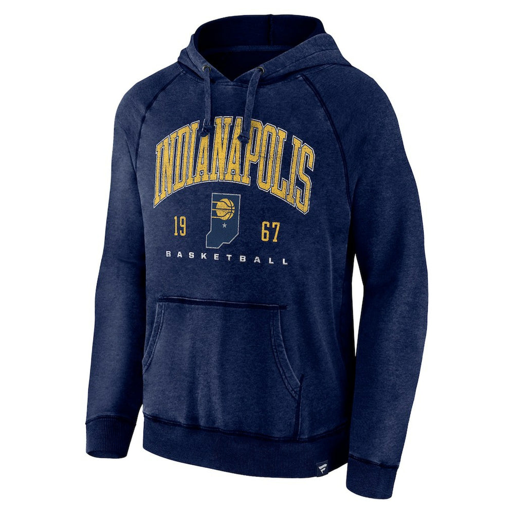 NBA Indiana Pacers Foul Trouble Snow Wash Raglan Pullover Hoodie