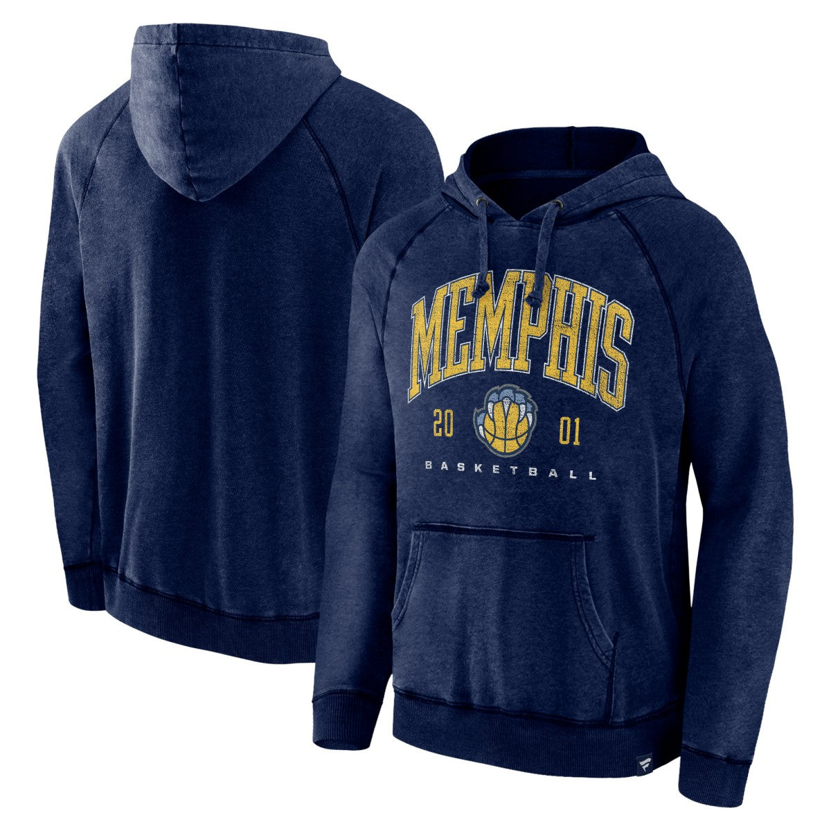 NBA Memphis Grizzlies Foul Trouble Snow Wash Raglan Pullover Hoodie