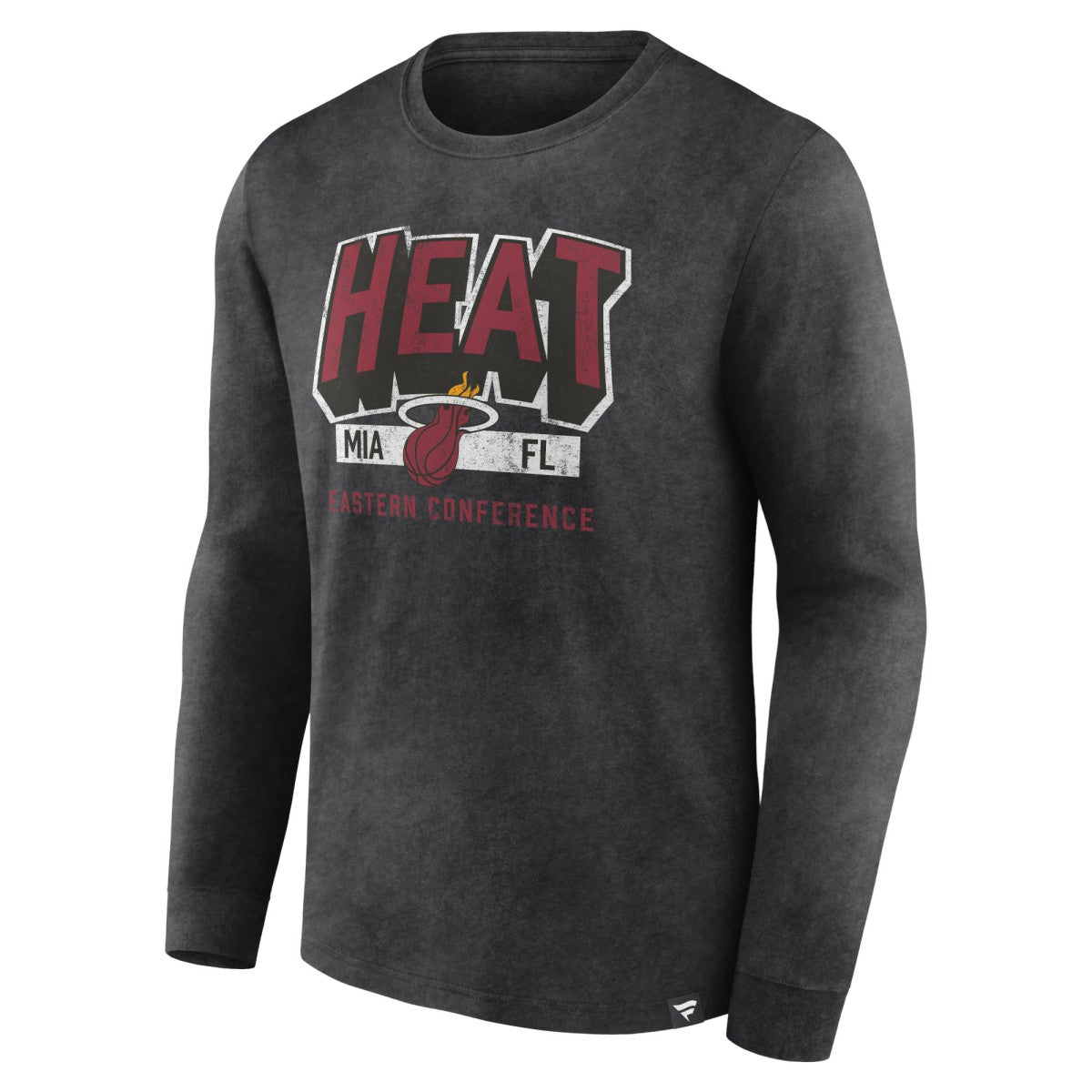 NBA Miami Heat Front Court Press Snow Wash Long Sleeve T-Shirt