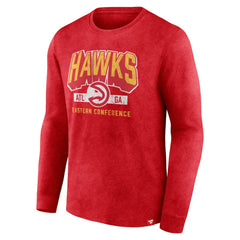 NBA Atlanta Hawks Front Court Press Snow Wash Long Sleeve T-Shirt