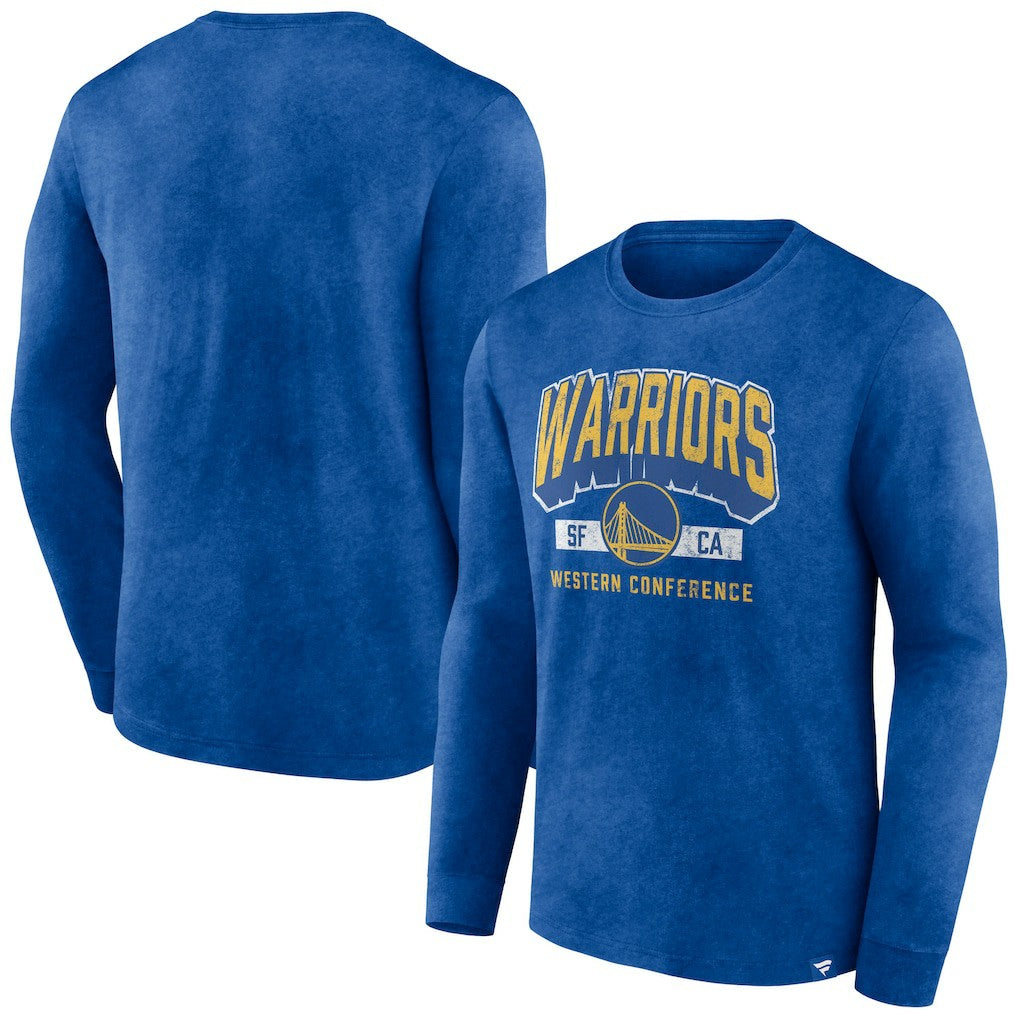 NBA Golden State Warriors Front Court Press Snow Wash Long Sleeve T-Shirt sale