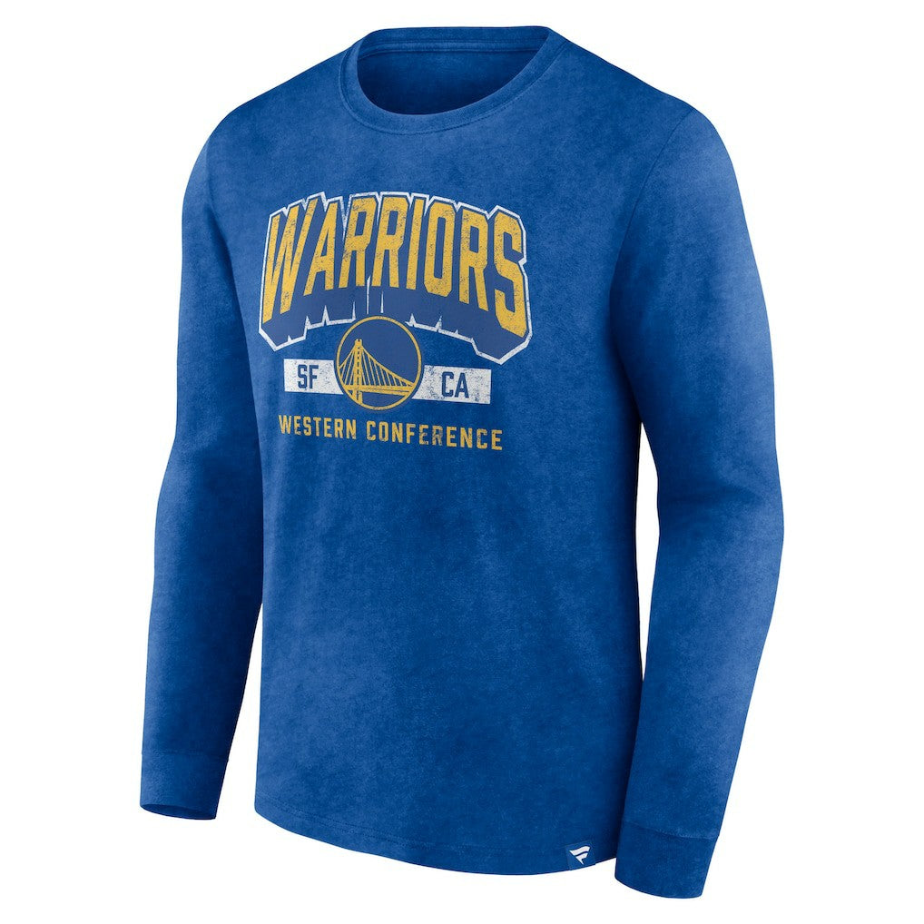NBA Golden State Warriors Front Court Press Snow Wash Long Sleeve T-Shirt sale