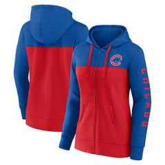 MLB Chicago Cubs Fanatics Women's City Ties Hoodie Full-Zip Sweatshirt